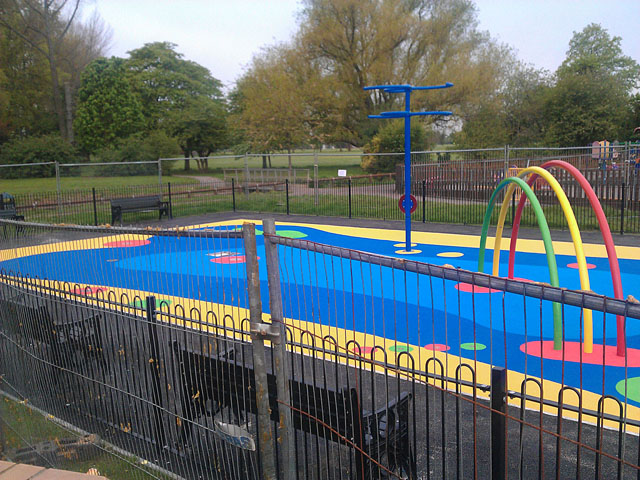 New water play area