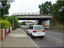 TQ3667 : Elmer's End:  Railway bridge over Upper Elmer's End Road by Dr Neil Clifton