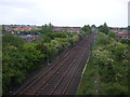 Railway towards North Shields