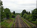 Central line north of Buckhurst Hill