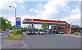 SZ2095 : Esso Petrol Station at Hinton by Mike Smith