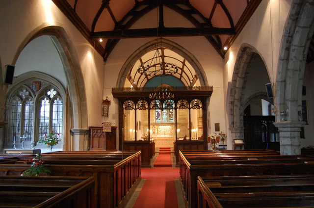 Interior, St Nicholas' Church, Linton © Julian P Guffogg Cc-by-sa 2.0 