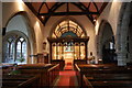 TQ7550 : Interior, St Nicholas' church, Linton by Julian P Guffogg