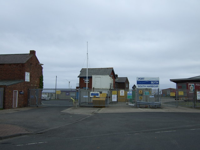 Entrance to South Harbour, Blyth