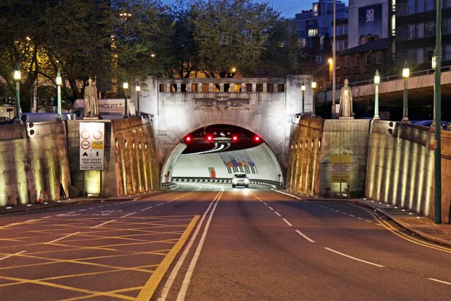 Queensway Road Tunnel Entrance, Liverpool