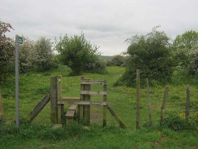 Stile in Sherburn Hill for footpath to Shadforth