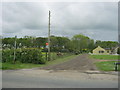 Lane to join footpath at Haswell Plough