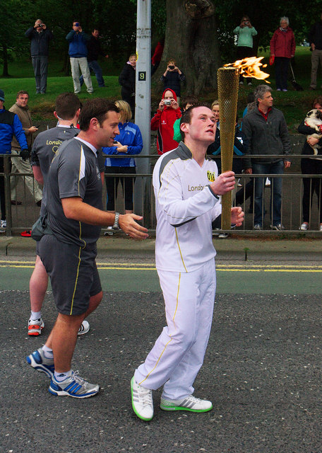 Olympic Torch Relay, Bangor