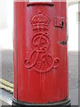 Edward VII postbox, Eastern Road / Sussex Square, BN2 - royal cipher