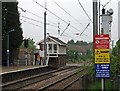 TM0558 : Stowmarket: signal box and level crossing by John Sutton
