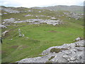 NL6293 : Ancient Enclosure on South West Tip of Bhatarsaigh [Vatersay] by Mike O'Shea