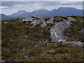 NH0961 : Rocky section on north-east ridge of Carn na Garbh-Lice by ian shiell
