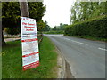 Diamond Jubilee advertisement at Chiddingstone Causeway