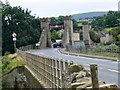 Crossing the river Ure, Middleham Bridge