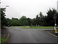 The roundabout at Horsell Common