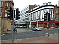 Traffic lights in Pinstone Street