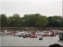 TQ2777 : Salute to the Queen, Diamond Jubilee Thames Pageant  by David Anstiss