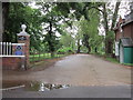 The entrance to Horton Manor Farm