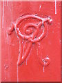 Victorian postbox, Eaton Place, BN2 - royal cipher