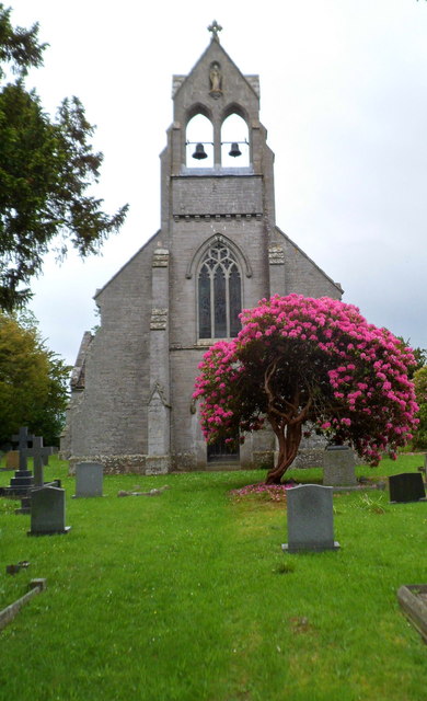 Blossom and bells, Holy Trinity Church, Hardwicke