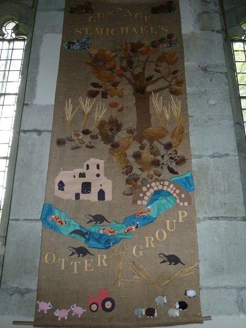 Gussage St Michael (and All Angels): banner 1