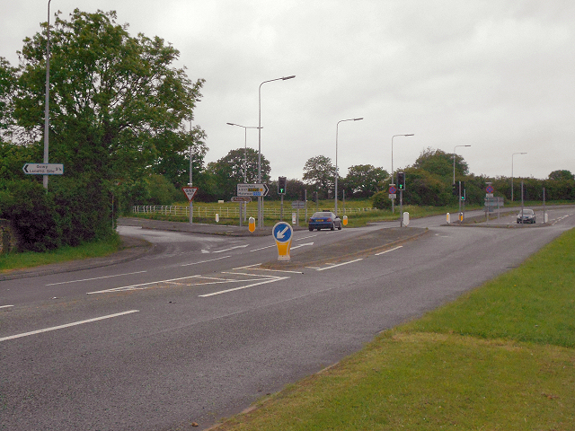 A56/A5117 Junction, Hapsford © David Dixon cc-by-sa/2.0 :: Geograph ...