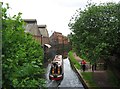 Narrowboat on the Stourbridge Town Arm of the Stourbridge Canal, Audnam, Stourbridge