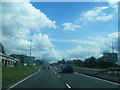 A580 eastbound approaches Boothstown junction