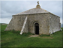 SY9675 : St Aldhelm's Chapel by Philip Halling