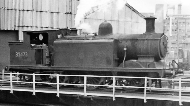 Ex-LB&SCR 0-6-2T at Bricklayer's Arms Locomotive Depot