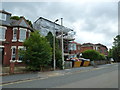 Scaffolding on a house in Tremona Road