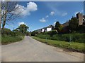 Houses on the road through Brendon