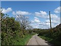 Minor road on south-east edge of Hollacombe