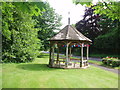 Drinking fountain in a gazebo