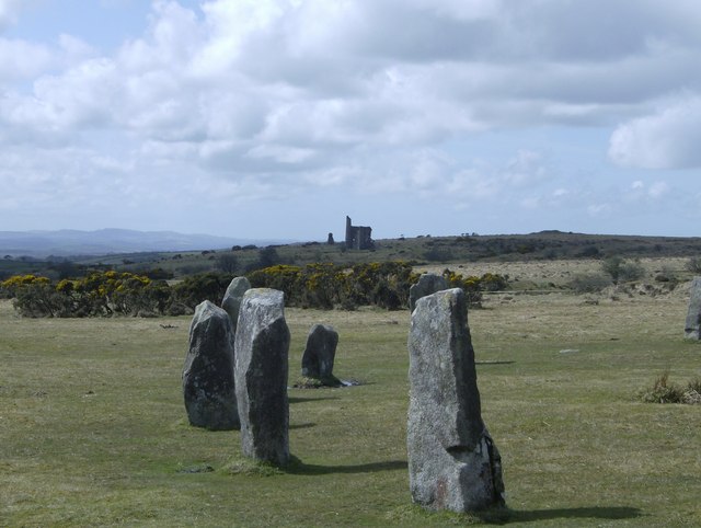 Hurlers Stone Circles walk, Cornwall 