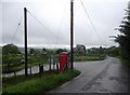 SJ0202 : Road Junction with Phone Box by Anthony Parkes