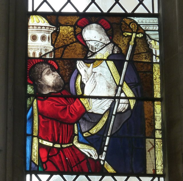 Ancient Glass Panel, Exeter Cathedral (2)