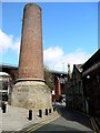 NZ2664 : Lime Street Chimney, Ouseburn by Andrew Curtis