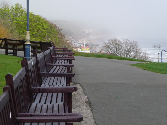 Filey: benches with a sea view