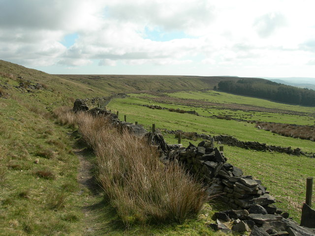 Looking east to Nab Hill