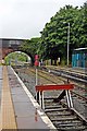 Siding and road bridge, Hooton Railway Station