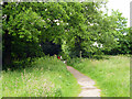 Footpath nearing London Road