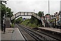 Footbridge, Little Sutton Railway Station