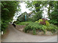 Entrance drive to two houses, Cusop