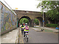 Railway viaduct over Creekside