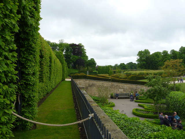 The Alnwick Garden : A Terrace Above The Poison Garden
