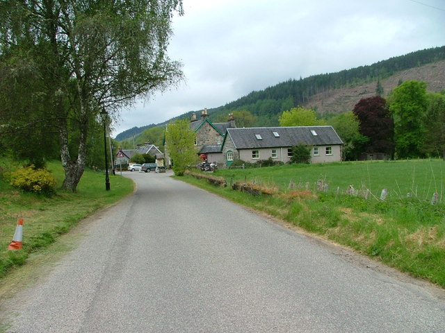 Looking towards Tomich village