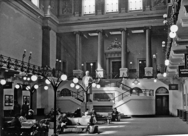 Interior of Great Hall at Euston Station