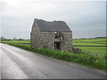 SK2354 : Ruined Barn by Peter Wood