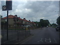 The Great Cambridge Road at the junction of Church Lane